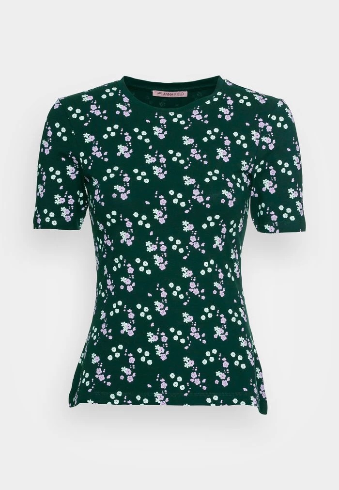 T-Shirt ANNA FIELD Anna Field Print T-shirt Vert Femme | VTV-4137220